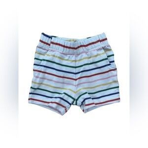 Hanna Andersson Size 75, 12-18 Months, Rainbow Stripe Shorts